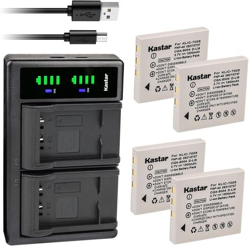 Kastar 1-Pack Battery and LTD2 USB Charger Replacement for Fujifilm NP-40 NP-40N Battery, Fujifilm BC-40N Charger, Fujifilm FinePix V10 Zoom, FinePix Z1, FinePix Z1 Zoom, FinePix Z2, FinePix Z3 Zoom in Saudi Arabia
