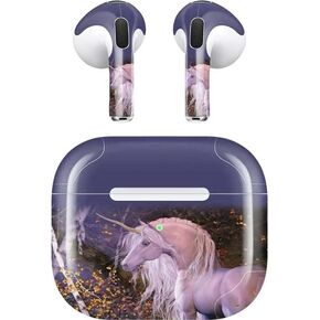 Skinit Decal Audio Skin Compatible with Apple AirPods (3rd Gen, 2021) - Tate and Co. Autumn Glow Unicorn Design