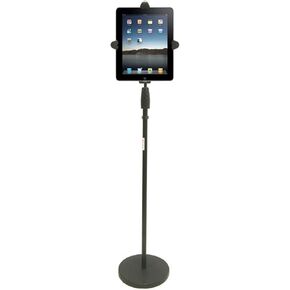 American Sound Connection Rotating Tilt Music Floor Stand متوافق مع iPad 1 2 3 لأعمالك في المنزل ومدرستك