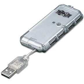 TRIPPLITE U222004R U222-004-R 4-Port USB 2.0 Ultra-Mini Hub