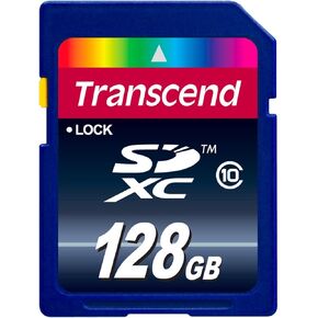 Transcend - TS128GSDXC10 - 128G SDXC Card Class 10