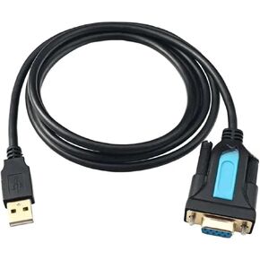 USB to RS232 Male Adapter with PL2303 Chipset USB to DB9 Serial Converter fit for Desktop Laptop Scanner Accessories 0XLA
