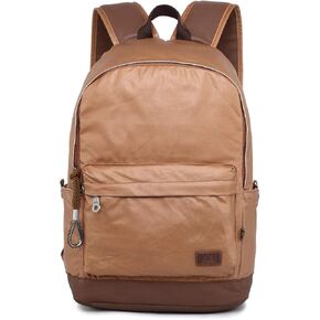 TSD Urban Canvas Backpack,Durable Hiking Lightweighted Casual Daypack Backpacks,Sturdy Travel Backpack Perfect for Work and Travel(ArmyGreen)