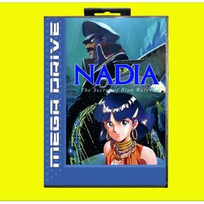 Nadia Game Card 16 Bit MD Game Card With EUR Cover Retail Box For Sega MegaDrive & Genesis