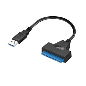 3.0 2.0 SATA 3 Cable Sata to USB 3.0 Adapter Up to 6 Gbps Support 2.5 Inch External HDD SSD Hard Drive 22 Pin Sata III(Style C 1pc)