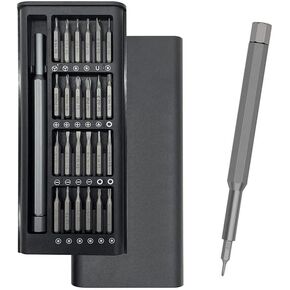 Magnetic Screwdriver Set 25 in 1 Screw Driver Se Hexagonal Bits Hand Tool Repairing Kits for mobile phone PC Watch Camera Glasses