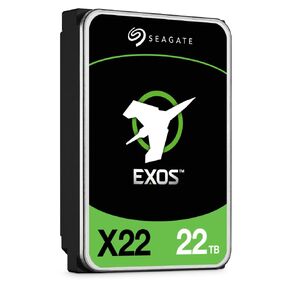 Seagate (Recertified Exos X22 22TB Internal Hard Drive - 3.5 Inch Hyperscale SATA 6Gb/s HDD, 7200 RPM, 2.5M MTBF, 512e and 4Kn FastFormat, Low Latency with Enhanced Caching (ST22000NM001E)
