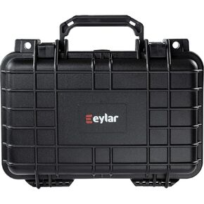 Eylar Protective Gear and Camera Hard Case Waterproof Dry Box with Foam 11.6 Inch 8.3 Inch 3.8 Inch (OD Green)