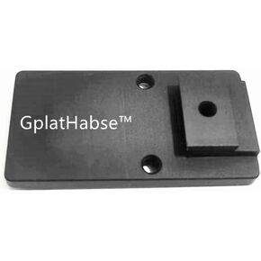 Optic Red Dot Sight Mount Plate for CZ P10C F S SC Models, Compatible with Trijicon RMR,SRO, RMR Sentry,Holosun 407C 507C 508C,Aluminum Optic Scope mounts Base