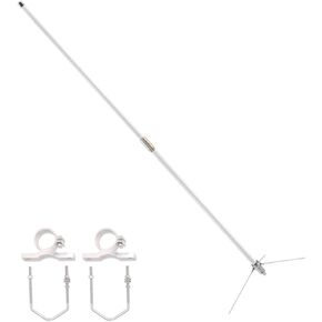 GMRS Base Antenna 462-467MHz,7.2dBi High Gain Fiberglass GMRS Radios Repeater Base Station UHF-Female SO239 Connector Antenna Compatible with GMRS Mobile Ham Radio