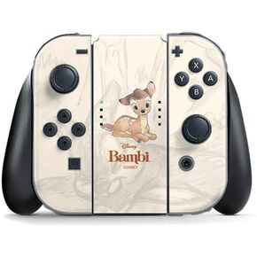 Skinit Decal Gaming Skin Compatible with Nintendo Switch (2017-2021) Joy-Con Controller - Officially Licensed Disney Bambi Thumper Sketched Portrait Design