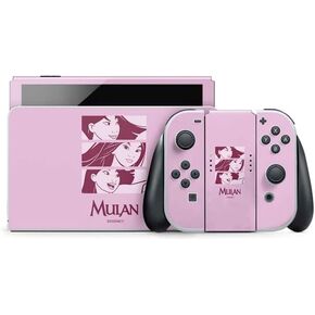 Skinit Decal Gaming Skin Compatible with Nintendo Switch OLED (2021) - Officially Licensed Disney Princess Mulan Art Design
