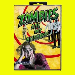 Zombies Ate My Neighbors Game Cartridge 16 Bit MD Game Card With Retail Box For Sega Mega Drive