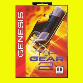 Top Gear 2 Game Cartridge 16 Bit MD Game Card With Retail Box For Sega Mega Drive