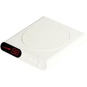 Coffee Mug Warmer USB Smart Electric Cup Heater Heating Plate with Water-Proof Touch Panel 3 Temperature Setting 8 h Auto Shut Off Winter Gift for Men Women (Color :) (White)