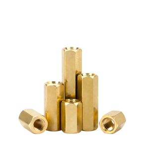 أنثى | 6.5mm | M2 M2.5 M3 M4 M5 BRASS ALPPACE PCB PC PCOR Board Motherboard Hex Stand Off Column Rack Stud Shexagon Hexagon Bolt Screw New 2026 High للمكون الإلكتروني الموثوق به