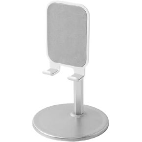 Muellery Smartphone Tablet Kindle Stand Holder Angle Adjustable Desk Lightweight Silver TPAF105023