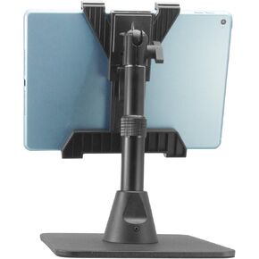 IBOLT TABSTANDPRO - تركيب طاولة قاعدة معدنية شديدة التحمل لجميع أقراص 7 " - 10" (iPad ، Nexus ، Samsung Tab) للمكاتب ، الطاولات ، كونترتوب: كبيرة للمنازل والمدارس والشركات والمكاتب
