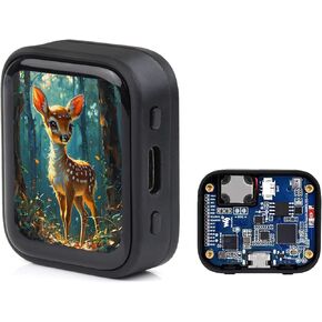 ESP32-S3 1.8inch AMOLED Touch Screen Development Board, 368x448 Pixels, Dual-Core Processor, Onboard Audio Codec, Support Offline Speech Recognition and AI Speech Interaction, for Smart Devices