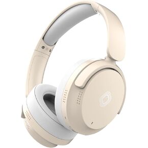 Wireless Over Ear Headphones, Noise Cancelling Headphones with Microphone, HiFi Stereo Foldable Lightweight Headset, 30h Playtime, Deep Bass for Home Office Travel Cellphone PC (Khaki)