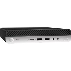 HP MP9 G4 Retail System - Mini MFF Business Desktop Computer - Intel® Pentium® G5400T (8th gen) with Intel® UHD Graphics 610 (3.1 GHz, 4MB Cache, 2 cores) - 8GB Ram - 256gb SSD (Renewed)