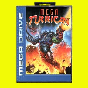 Mega Turrican Game Card 16 Bit MD Game Card With EUR Cover Retail Box For Sega MegaDrive & Genesis