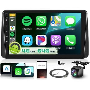 8 Core 4G+64G Android 13 Car Stereo for Dodge Grand Caravan 2011-2020 Chrysler Town & Country 2011-2016 Grand Voyager 2011-2015 Radio with 5G WiFi/DSP/Carplay/Android Auto/9" Touch Screen/BT 5.0