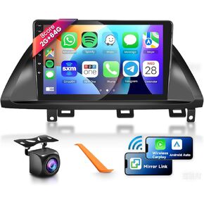 8 CORE 2G+64G Car Radio Stereo for Honda Odyssey 2005-2010 with Wireless CarPlay/Android Auto, 10.1 Inch 1280 * 720P IPS Touch Screen Android 13 GPS WiFi Bluetooth 32-Band DSP HD Backup Camera
