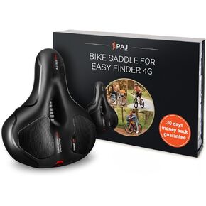 PAJ GPS Bike seat Without Holder - Cloud Comfort Technology - Suitable in Conjunction with The Easy Finder 4G (not Included) as a GPS Tracker for Bicycles, e-Bikes, MTBs, Bicycle Saddle etc.