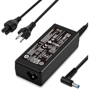45W 19.5V 2.31A 741727-001 AC Adapter Fit for HP 250 255 256 240 245 246 G7 G8 G9 G10 14 15 15-dy 15-ef 15-ab 15-aW TPN-LA15 TPN-CA14 L25296-001/002 Laptop Charger Power Cord Blue Tip