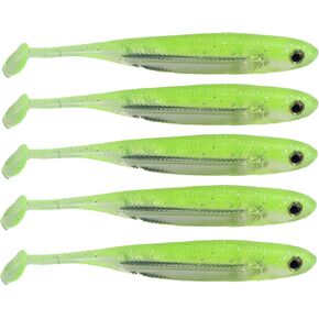 Bass Fishing Lure Lifelike Soft Plastic Swimbaits Fishing Baits Paddle Tail for Trout Bass Freshwater and Saltwater 2.76in 3.15in 3.94in 4.72in FS/RE-01