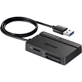 Buffalo USB 3.0 Multi-Card Reader SDXC Standard Model Black BSCR108U3BK