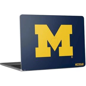 Skinit Decal Laptop Skin Compatible with MacBook Air 13in M4 (2025) - Officially Licensed University of Michigan White Jersey Design