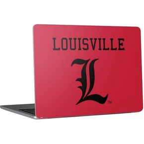 Skinit Skinit Laptop Skin متوافق مع MacBook Air 13in M4 (2025) - جامعة لويزفيل تشيفرون مرخصة رسميًا