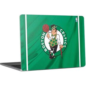 Skinit Decal Laptop Skin Compatible with MacBook Air 13in M4 (2025) - Officially Licensed NBA Boston Celtics Black Animal Print Design