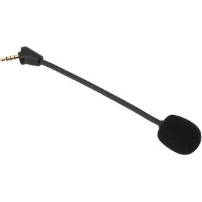 Qiilu Mic Replacement - 3.5mm Detachable Gaming Microphone for II, Core, Pro Silver, and CloudX Headsets
