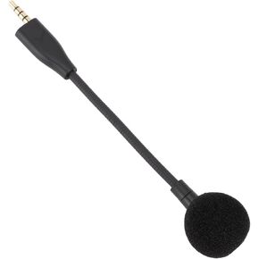 Gaming Slider Microphone, High Sensitivity, 15 Cm Cable Length, 3.5 mm Gold Plated Connector Compatible With MMX100 MMX150 Headphones, Adjust Angle For Comfort And Durability