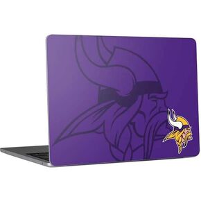Skinit Decal Laptop Skin Compatible with MacBook Air 13in M4 (2025) - Officially Licensed NFL Minnesota Vikings Design