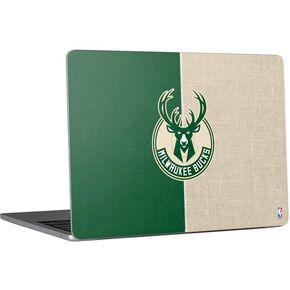 Skinit Skinit Laptop Skin Compatible مع MacBook Air 13in M4 (2025) - NBA Milwaukee Bucks مرخص رسميًا