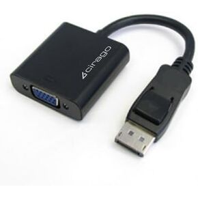 محول MINI DisplayPort DP إلى VGA الأسود الاستخدام العام