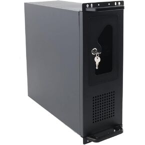 4U Rackmount Server Chassis, 12 x 9.6 ATX/M-ATX/Mini-ITX Dual USB 2.0 Connector Front Door with Key Lock, Server Case for Data Centers