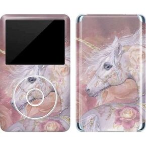 Skinit Decal MP3 Player Skin Compatible with iPod Classic (6th Gen) 80GB - Originally Designed Licorne Florale Rose Unicorn Design