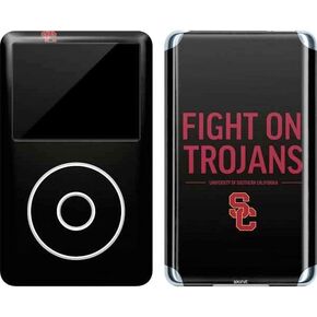 Skinit Decal MP3 Player Skin Compatible with iPod Classic (6th Gen) 80GB - Officially Licensed USC Fight On Trojans Design