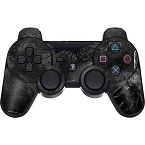 Skinit Skinit Gaming Gaming لـ PS3 Dual Shock Wireless Controller - Warner Bros Batman المرخص رسميًا في التصميم الأسود