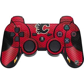 Skinit Decal Gaming Skin for PS3 Dual Shock Wireless Controller - Officially Licensed NHL Calgary Flames Home Jersey Design