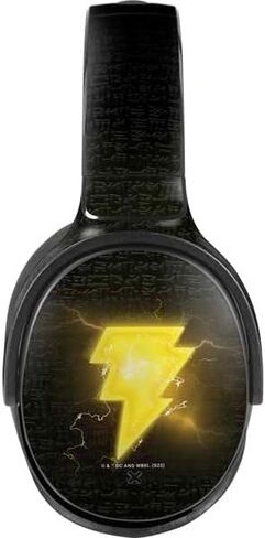 Skinit Skinit Audio Audio Skin متوافق مع مكان Skullcandy - مرخص رسميًا Warner Bros Black Adam Lightning Bolt Design in Saudi Arabia