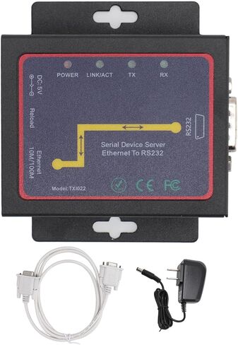 Keenso RS232 إلى محول Ethernet الصناعي لمحول شبكة Series IP TCP (US (100-240V AC)) in Kuwait