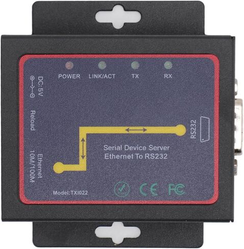Keenso RS232 إلى محول Ethernet الصناعي لمحول شبكة Series IP TCP (US (100-240V AC)) in Kuwait