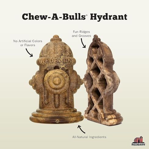 Redbarn Chew-A-Bulls (Size: Large, Shape: Hydrant, 6-Count (Pack of 1)) in Kuwait