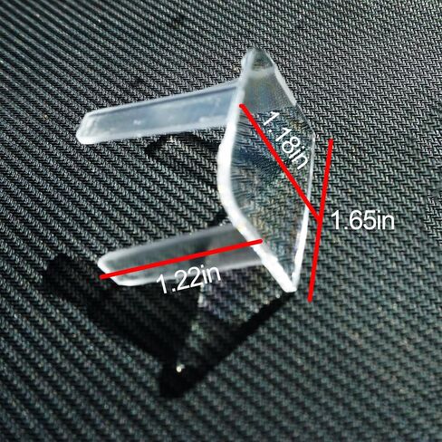 2 PCS Hunting Scope Lens Protector Cover, Resin Lens Protector, Clear Plastic Protector for Model 551 552 553 Holographic Scope in Saudi Arabia
